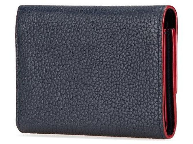 Cartera Capucines de cuero Taurillon Louis Vuitton Azul - vista 2