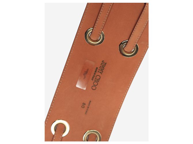 Jimmy Choo Lila Schlangen-Effekt Gürtel - Ansicht 3