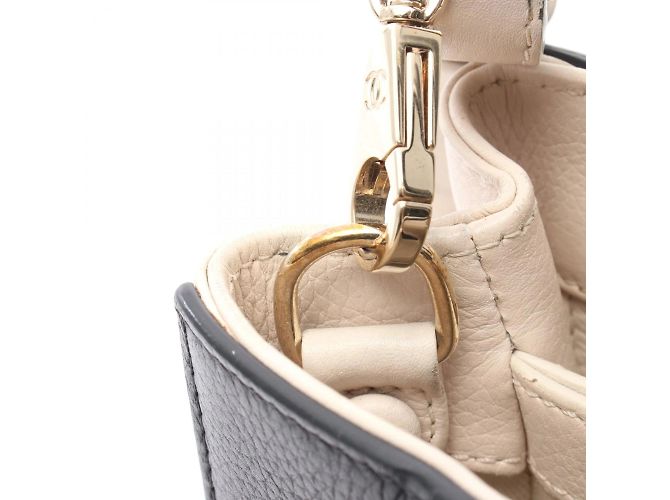 Borsa a Spalla Chanel Neo Executive Tote Nero Crudo - vista 7