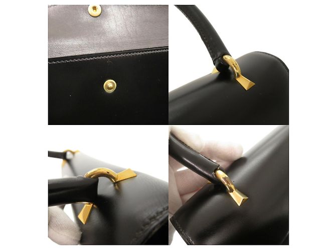 Borsa in pelle nera Hermès Nero - vista 11