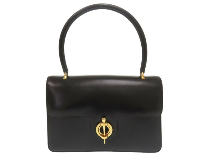 Borsa in pelle nera Hermès Nero - vista 2