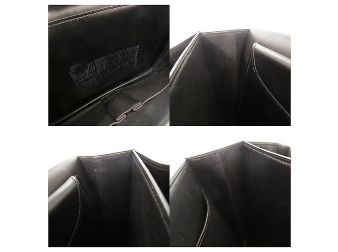 Borsa in pelle nera Hermès Nero - vista 9