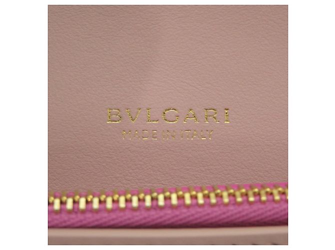 Bulgari Cartera larga de cuero rosa Bvlgari - vista 10