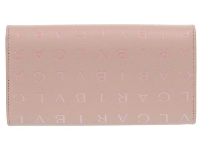 Bulgari Cartera larga de cuero rosa Bvlgari - vista 4
