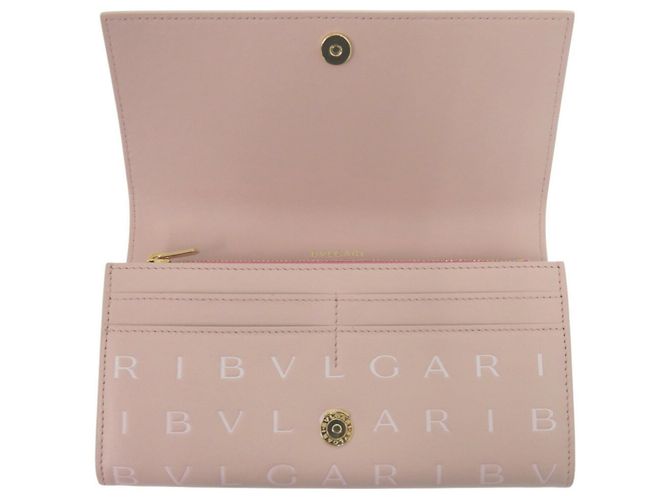 Bulgari Cartera larga de cuero rosa Bvlgari - vista 6