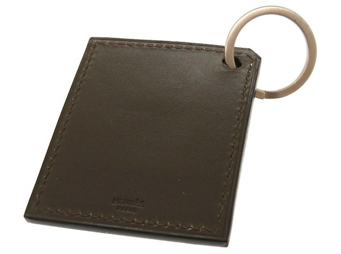 Hermès BATEAU BARCA Schlüsselanhänger Khaki - Ansicht 4