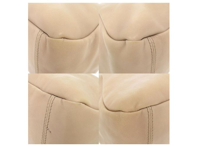 Borsa in pelle beige Salvatore Ferragamo - vista 6