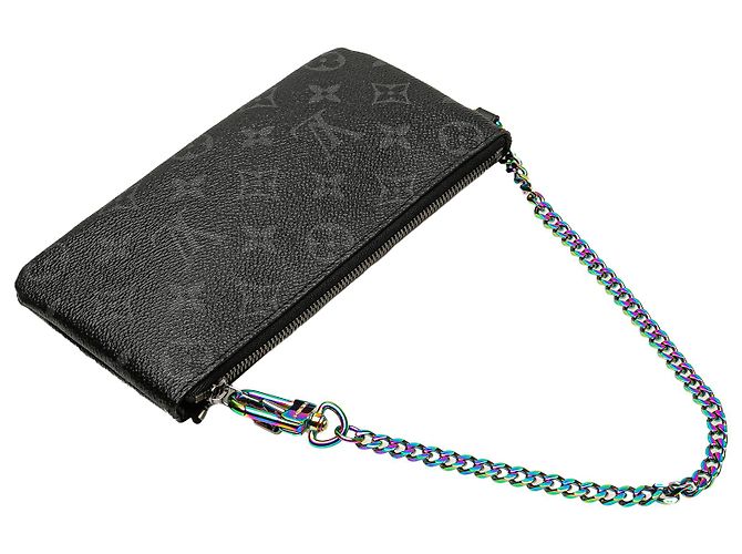 Louis Vuitton Black Monogram Eclipse Flash Fragment iPhone-Hülle Schwarz - Ansicht 8