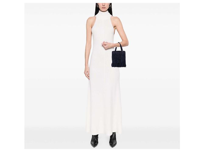 Chanel Lila Mini Wildleder Tote mit Nietenfransen - Ansicht 9