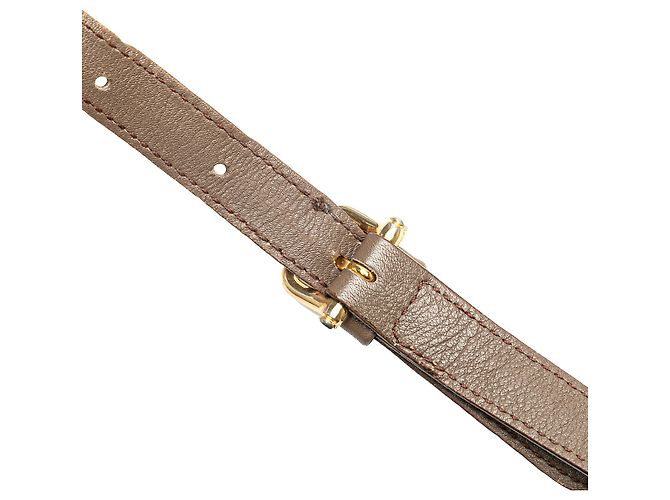 Céline Cruzada de cuero Macadam marrón de Celine Castaño - vista 7