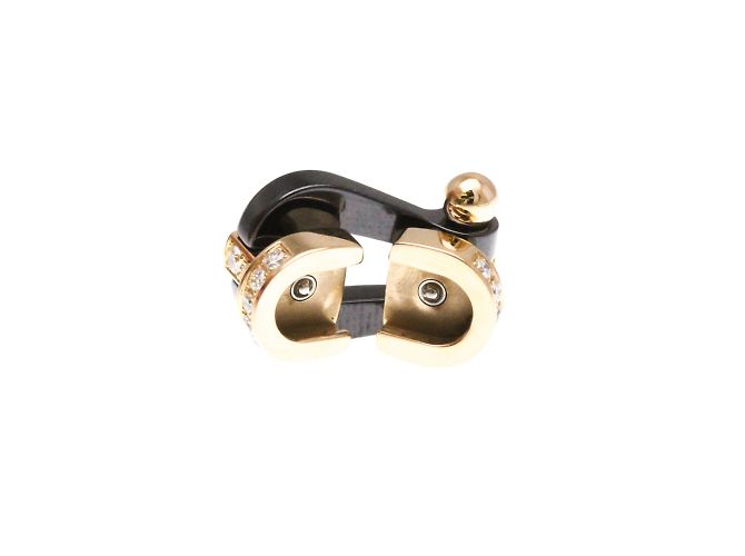 Fred Force 10 LM Large Size Half Diamond Charm Bracelet - view 13