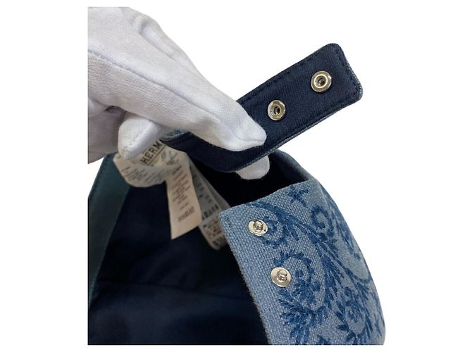 Hermès Cappello Hermes Orpheus Serie Blue Jean - vista 8