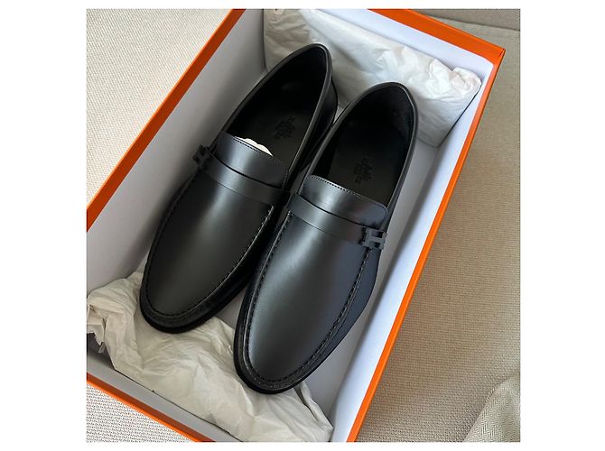 Hermès Hermes moccasins Noir - vue 3