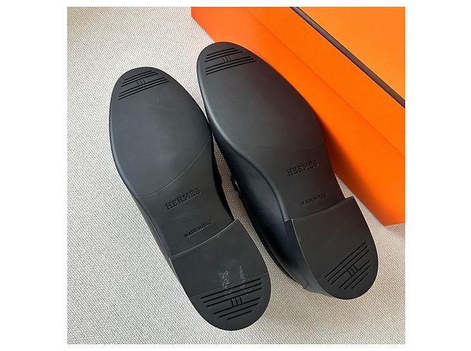 Hermès Hermes moccasins Noir - vue 5