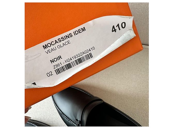 Hermès Hermes moccasins Noir - vue 7
