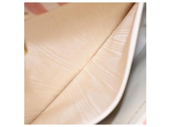 CHANEL Borsa a Spalla Matelassé in Tela Oro Rosa CC Auth 96691SM D'oro - vista 27