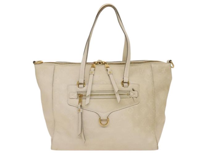 LOUIS VUITTON Borsa Monogram Empreinte Lumineuse PM 2way Bianca M93411 Auth 130404 Bianco - vista 13