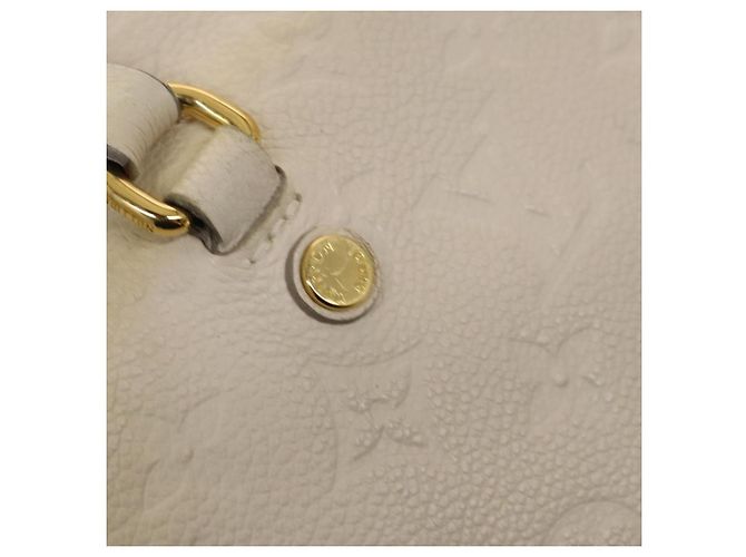LOUIS VUITTON Borsa Monogram Empreinte Lumineuse PM 2way Bianca M93411 Auth 130404 Bianco - vista 17