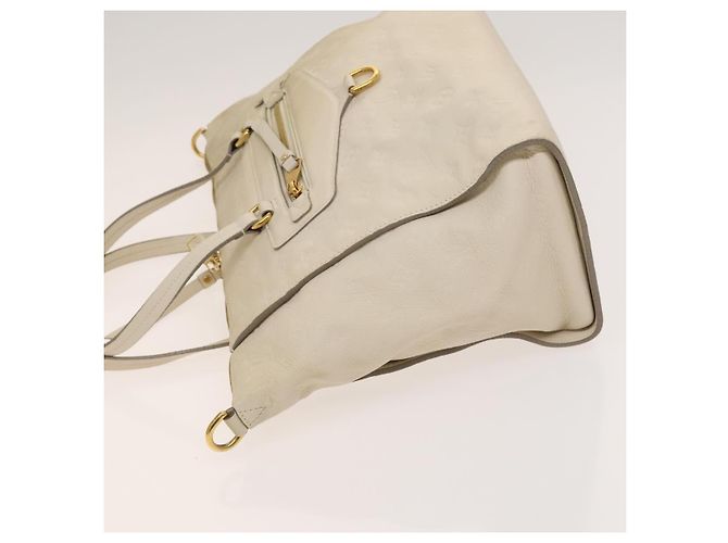 LOUIS VUITTON Borsa Monogram Empreinte Lumineuse PM 2way Bianca M93411 Auth 130404 Bianco - vista 4