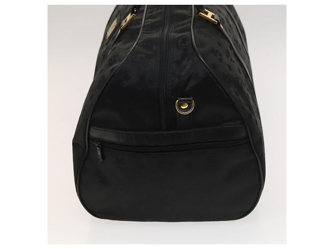 Borsa a spalla MCM Vicetos Logogram Nylon 2way Nero Oro Auth 128228 D'oro - vista 3
