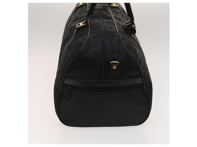 Borsa a spalla MCM Vicetos Logogram Nylon 2way Nero Oro Auth 128228 D'oro - vista 4