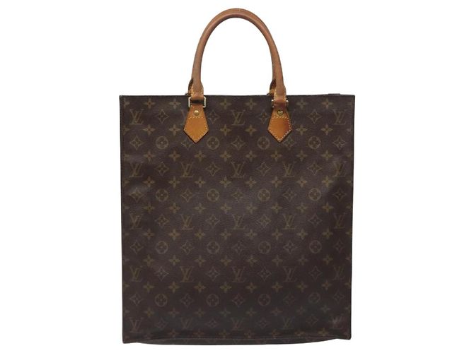 LOUIS VUITTON Borsa Sac Plat Monogram M51140 Auth LV 131017 Monogramma - vista 13