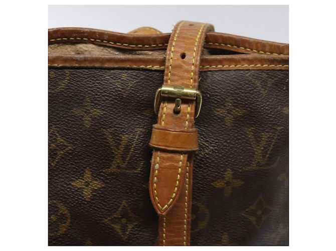 LOUIS VUITTON Borsa a Spalla Monogram Bucket GM M42236 Auth LV 130211 Monogramma - vista 10