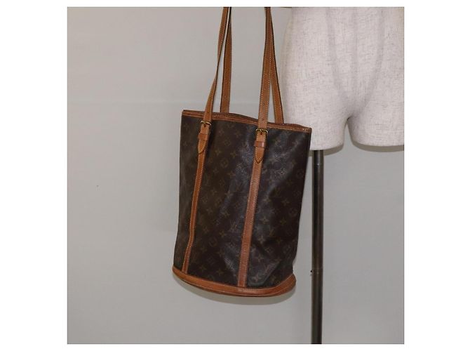 LOUIS VUITTON Borsa a Spalla Monogram Bucket GM M42236 Auth LV 130211 Monogramma - vista 22