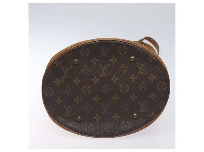 LOUIS VUITTON Borsa a Spalla Monogram Bucket GM M42236 Auth LV 130211 Monogramma - vista 5
