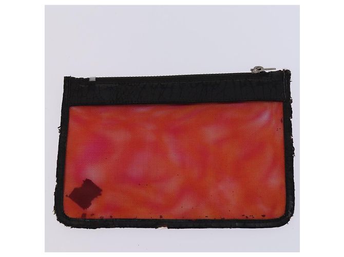 CHANEL Handtasche aus Nylon rot CC Auth EC1000 - Ansicht 19