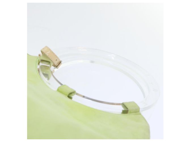 Céline CELINE Handtasche aus Wildleder in Grün Auth 53736V - Ansicht 14