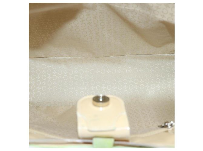 Céline CELINE Handtasche aus Wildleder in Grün Auth 53736V - Ansicht 22