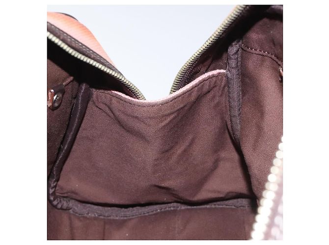 Borsa a mano Burberry Blue Label in tela rosa Auth ti2936 - vista 19
