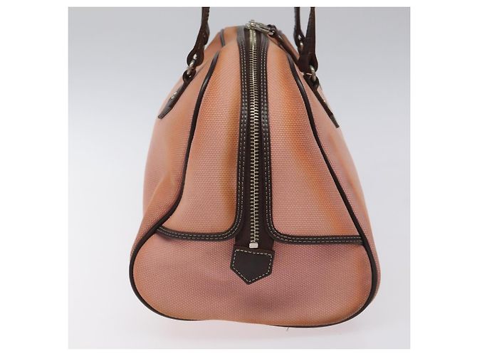 Borsa a mano Burberry Blue Label in tela rosa Auth ti2936 - vista 4