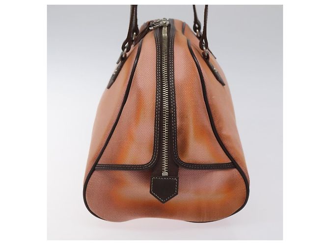 Borsa a mano Burberry Blue Label in tela rosa Auth ti2936 - vista 5
