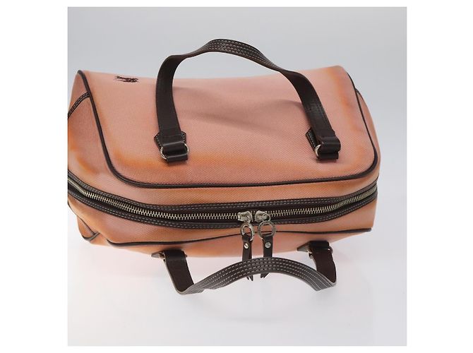 Borsa a mano Burberry Blue Label in tela rosa Auth ti2936 - vista 6