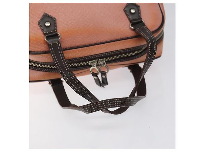 Borsa a mano Burberry Blue Label in tela rosa Auth ti2936 - vista 7