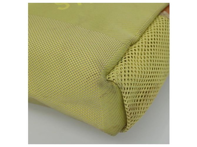 LOUIS VUITTON Borsa Weatherly LV Cup Damier Geant Gialla M80636 LV Auth BD482 Giallo - vista 10