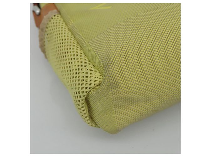 LOUIS VUITTON Borsa Weatherly LV Cup Damier Geant Gialla M80636 LV Auth BD482 Giallo - vista 11