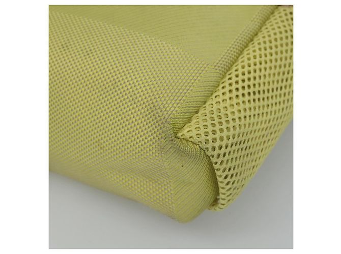 LOUIS VUITTON Borsa Weatherly LV Cup Damier Geant Gialla M80636 LV Auth BD482 Giallo - vista 12