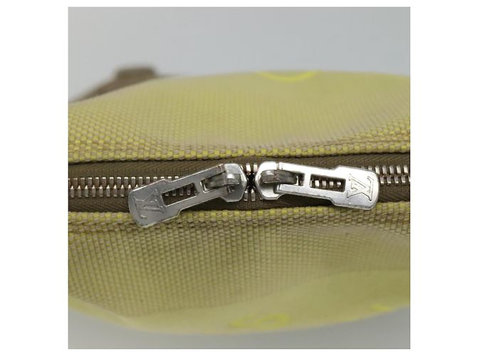 LOUIS VUITTON Borsa Weatherly LV Cup Damier Geant Gialla M80636 LV Auth BD482 Giallo - vista 14