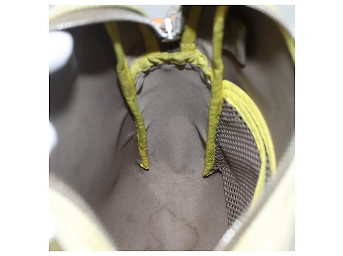 LOUIS VUITTON Borsa Weatherly LV Cup Damier Geant Gialla M80636 LV Auth BD482 Giallo - vista 16