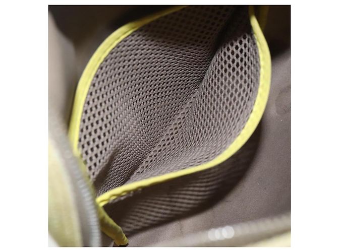 LOUIS VUITTON Borsa Weatherly LV Cup Damier Geant Gialla M80636 LV Auth BD482 Giallo - vista 18