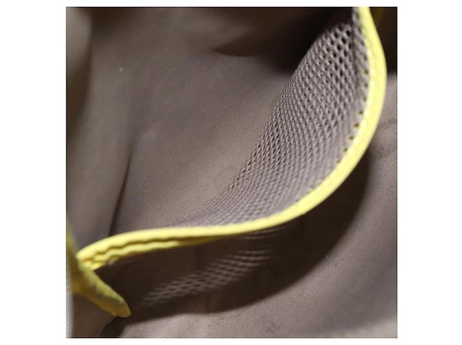 LOUIS VUITTON Borsa Weatherly LV Cup Damier Geant Gialla M80636 LV Auth BD482 Giallo - vista 19