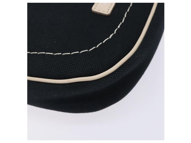 Borsa a Spalla Burberry in Tela Blu Navy Argento Autentica th6201 - vista 14