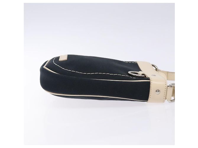 Borsa a Spalla Burberry in Tela Blu Navy Argento Autentica th6201 - vista 3