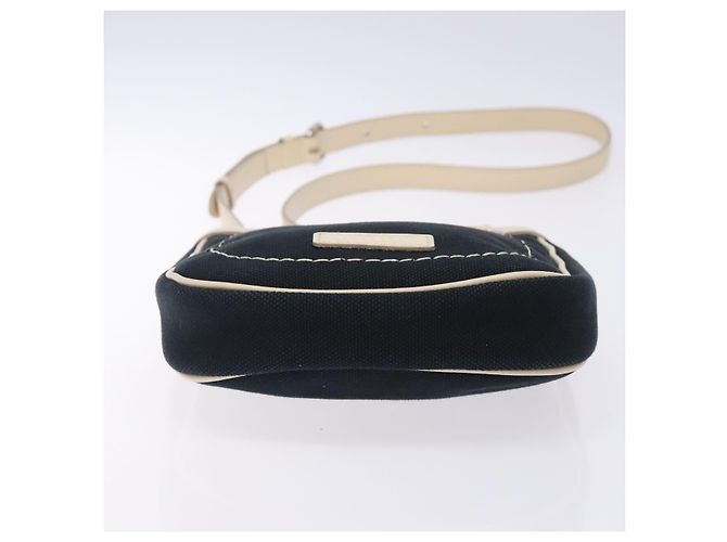 Borsa a Spalla Burberry in Tela Blu Navy Argento Autentica th6201 - vista 5