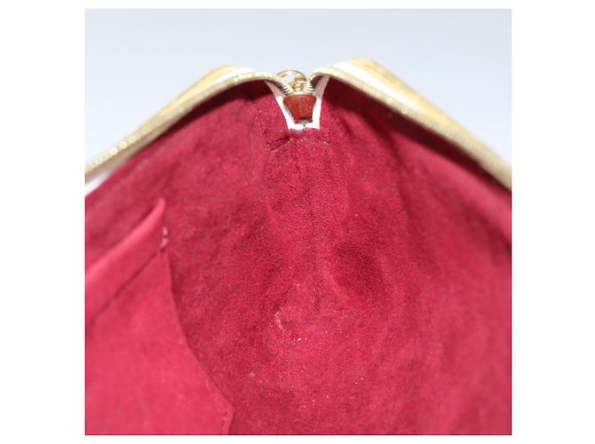 LOUIS VUITTON Monogram Multicolor Kate Pouch Weiß Bron M55212 LV Auth 82391SAV Bronze - Ansicht 22