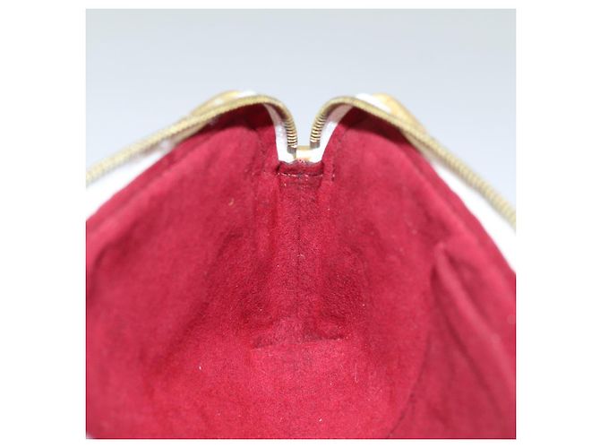 LOUIS VUITTON Monogram Multicolor Kate Pouch Weiß Bron M55212 LV Auth 82391SAV Bronze - Ansicht 25