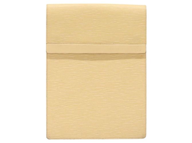 LOUIS VUITTON Epi Ramatuelle Schultertasche Creme Vanille M5247A LV Auth ep9427 Roh - Ansicht 13